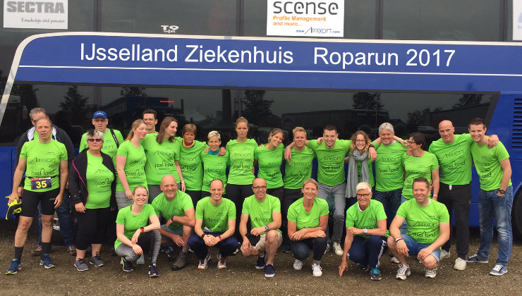 IJsselland Hospital successfully finishes Roparun 2017